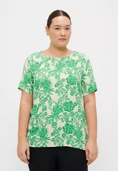 Блуза CARMARRAKESH ONLY Carmakoma, бежевый