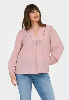 Блуза CARMYRNA ONLY Carmakoma, сиреневый