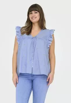Блуза CARTESSA ONLY Carmakoma, цвет Serenity