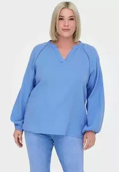 Блуза CARTHYRA ONLY Carmakoma, синий