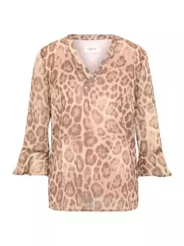 Блуза CARTOON, цвет braun/beige