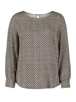 Блуза CARTOON, цвет camel/black