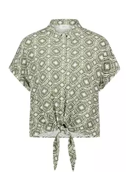 Блуза CARTOON, цвет cream/green