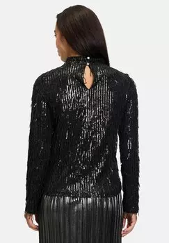 Блуза CARTOON SCHLUPFBLUSE MIT PAILLETTEN Cartoon, черный
