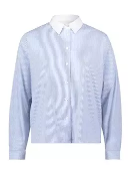 Блуза CARTOON Streifenbluse mit Strass, цвет Patch Blue/White