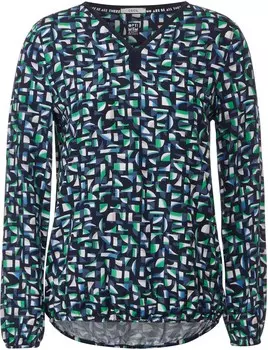 Блуза Cecil, цвет Green/Black