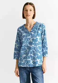 Блуза Cecil с длинными рукавами и рукавами 3/4, синий