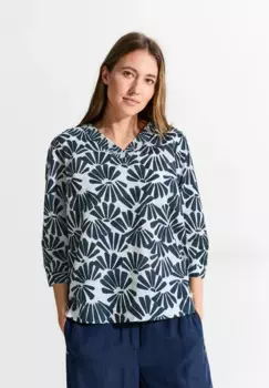 Блуза Cecil с длинными рукавами и рукавами 3/4, синий