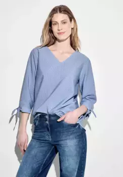 Блуза Cecil с длинными рукавами в полоску, цвет Topaz Blouse Blue