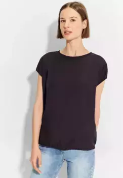 Блуза Cecil с короткими рукавами и эластичным поясом, красный