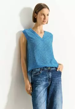 Блуза Cecil, синий металлик