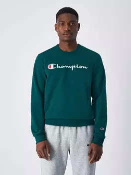 Блуза Champion Crewneck Sweatshirt, зеленый