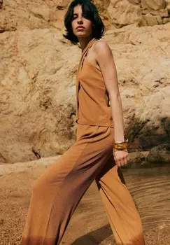 Блуза CHARLOTT EDITED, коричневый