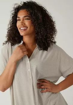 Блуза CHECK Evans, серый