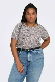 Блуза Черная Only Carmakoma, черный