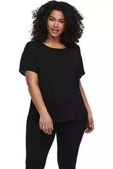 Блуза Черная Only Carmakoma, черный