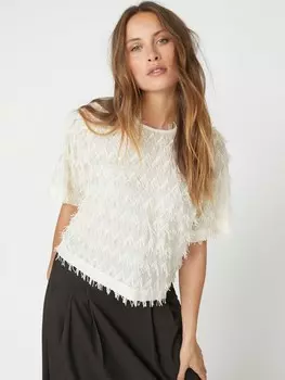 Блуза co'couture Triangle, белый