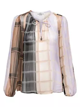 Блуза &Co Woman, цвет flieder/braun