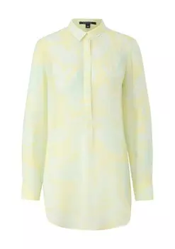 Блуза COMMA Blouse, цвет Yellow/Lime