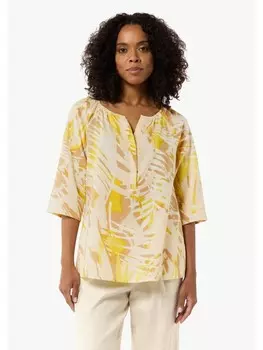 Блуза comma Bluse 3/4 Arm, желтый