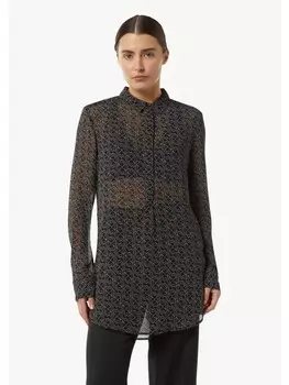 Блуза comma Bluse langarm, черный