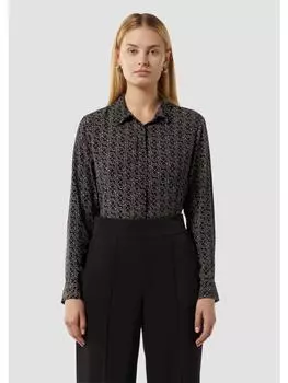 Блуза comma Bluse langarm, черный
