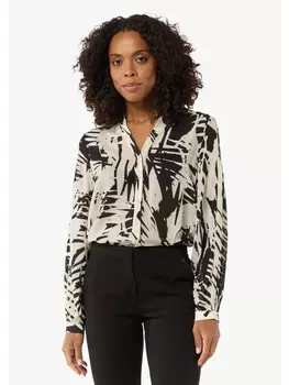 Блуза comma Bluse langarm, черный