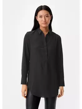 Блуза comma Bluse langarm, черный