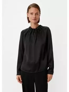 Блуза comma Bluse langarm, черный