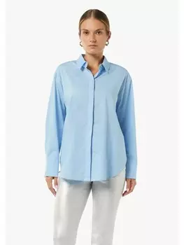 Блуза comma Bluse langarm, синий