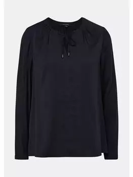 Блуза comma Bluse langarm, синий