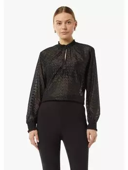 Блуза comma CI Bluse langarm, черный