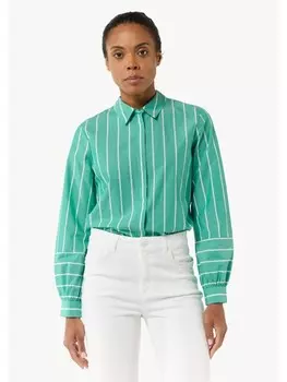 Блуза comma CI Bluse langarm, зеленый