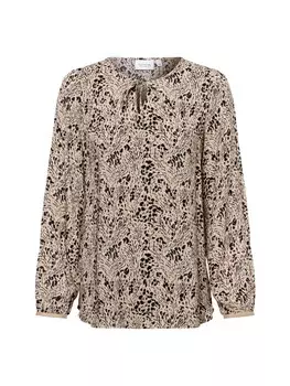 Блуза comma, цвет beige schwarz