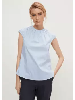 Блуза comma kurzarm, синий
