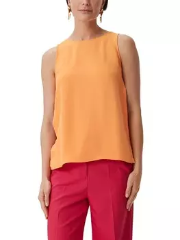 Блуза comma ntop, оранжевый