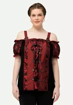 Блуза CORSET Ulla Popken, Бордо