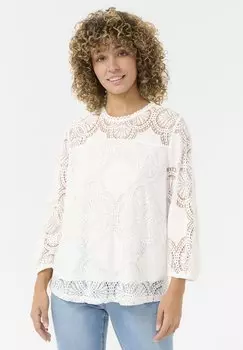 Блуза CRAMAJA LACE Cream, белый