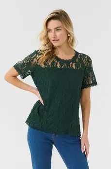 Блуза Cream, бирюзовый