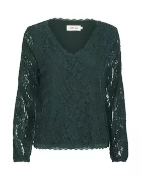 Блуза Cream Kit, изумрудный