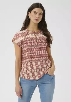 Блуза Cream, темно-красный