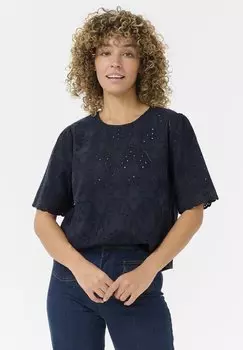 Блуза Cream, темно-синий