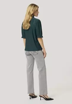 Блуза Cream, темно-зеленый