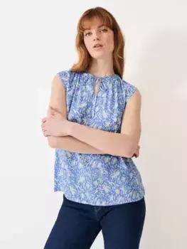 Блуза Crew Clothing Olivia Floral Print, цвет light/blue