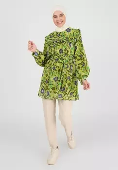 Блуза CREW NECK BENIN Modanisa, мультиколор