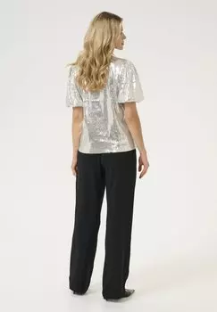 Блуза CRFESTI SEQUINS Cream, серебристый