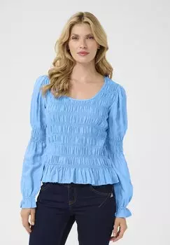 Блуза CRHENVA SMOCK Cream, синий