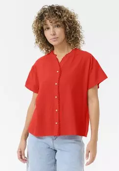 Блуза CRLORI Cream, красный