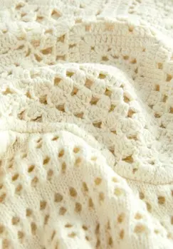 Блуза CROCHET WOVEN SHORT SLEEVE REGULAR FIT Next, бежевый