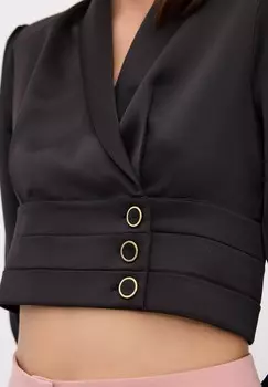 Блуза CROP adL, черный